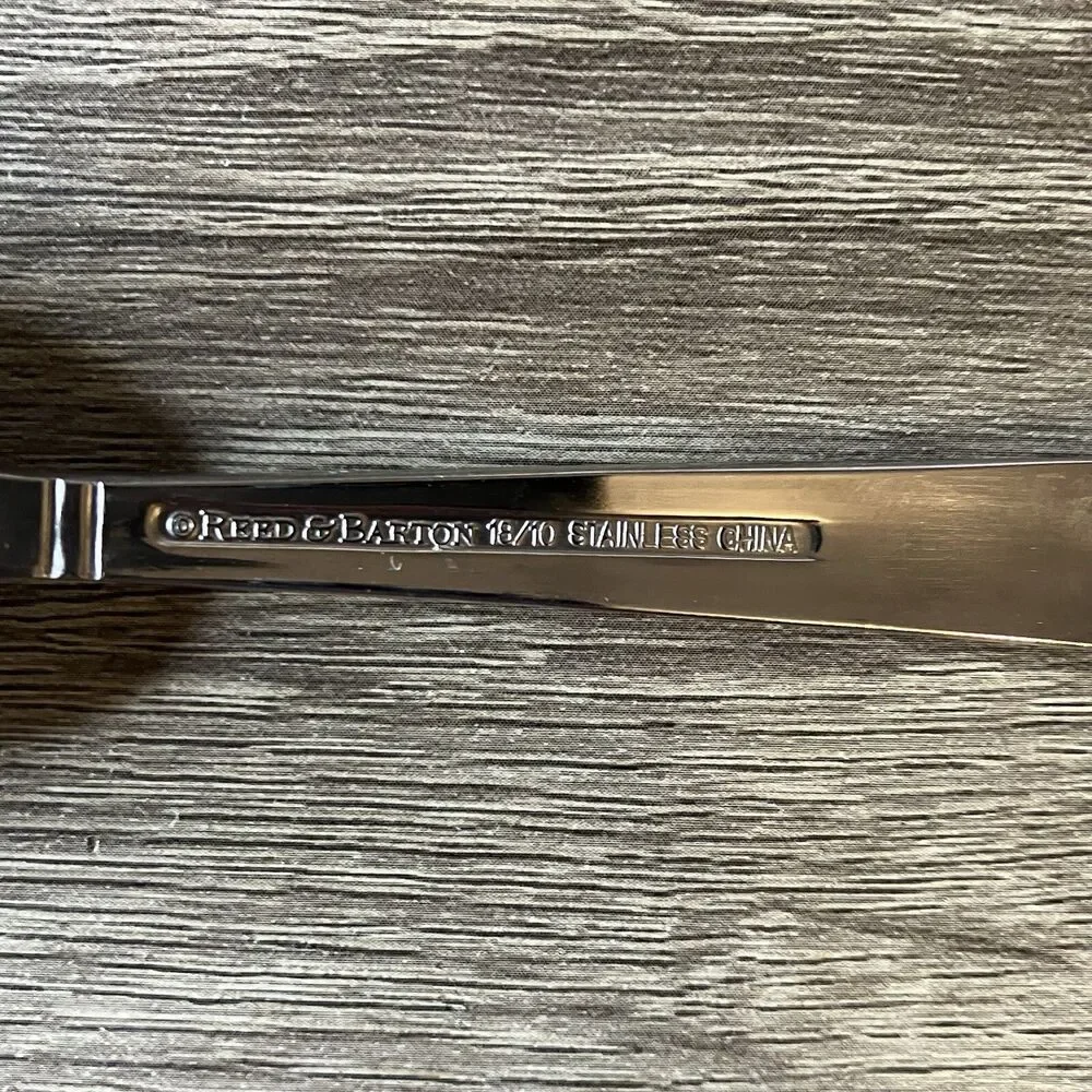Reed & Barton HARVEST BOUQUET Stainless 18/10 Silverware Soup Spoon Replacement